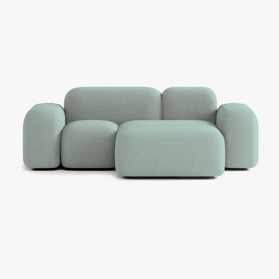 Max Sofa, Composition A20, 2 Seats, Right Chaise, Upholstery E13