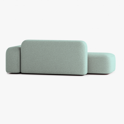 Max Sofa, Composition A12, 3 Seats, Right Armrest, Upholstery E13