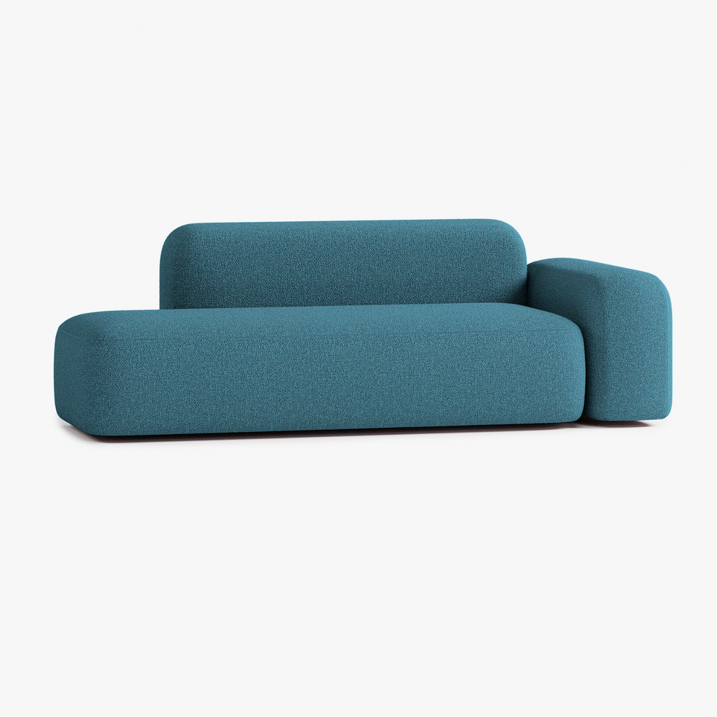Max Sofa, Composition A12, 3 Seats, Right Armrest, Upholstery E14