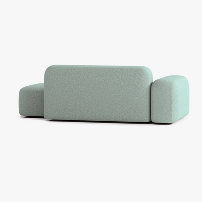 Max Sofa, Composition A12, 3 Seats, Left Armrest, Upholstery E13