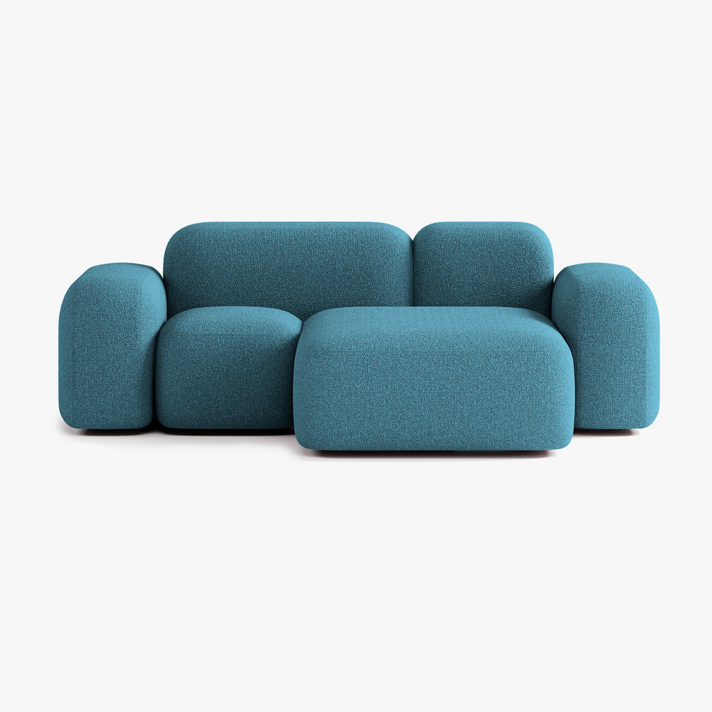 Max Sofa, Composition A20, 2 Seats, Right Chaise, Upholstery E14