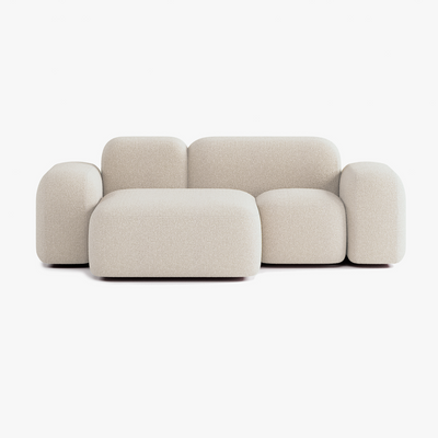 Max Sofa, Composition A20, 2 Seats, Left Chaise, Upholstery E2