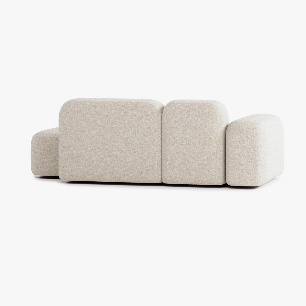 Max Sofa, Composition A18, 2 Seats, Left Chaise, Upholstery E2