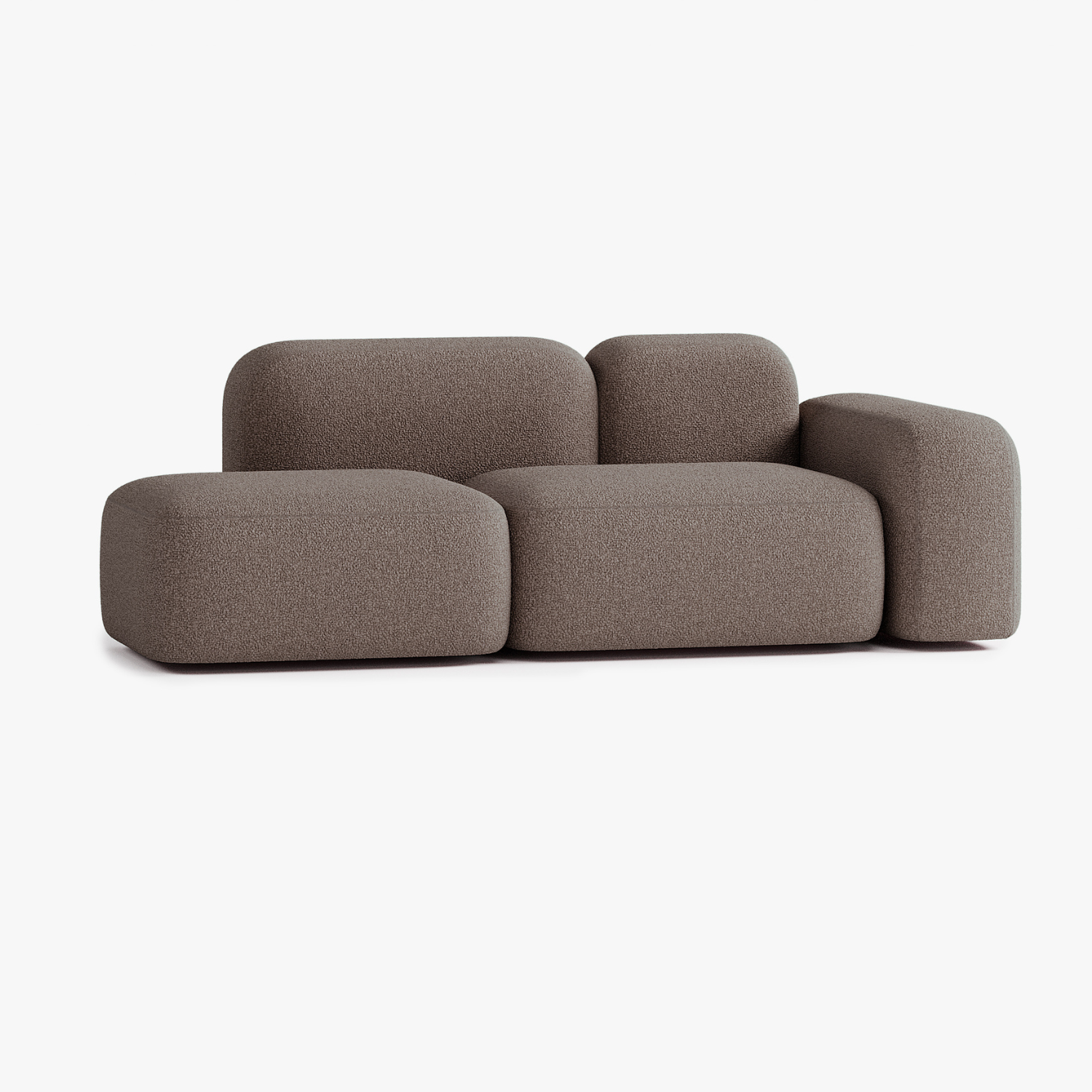 Max Sofa, Composition A19, 2 Seater, Right Armrest, E5 Upholstery