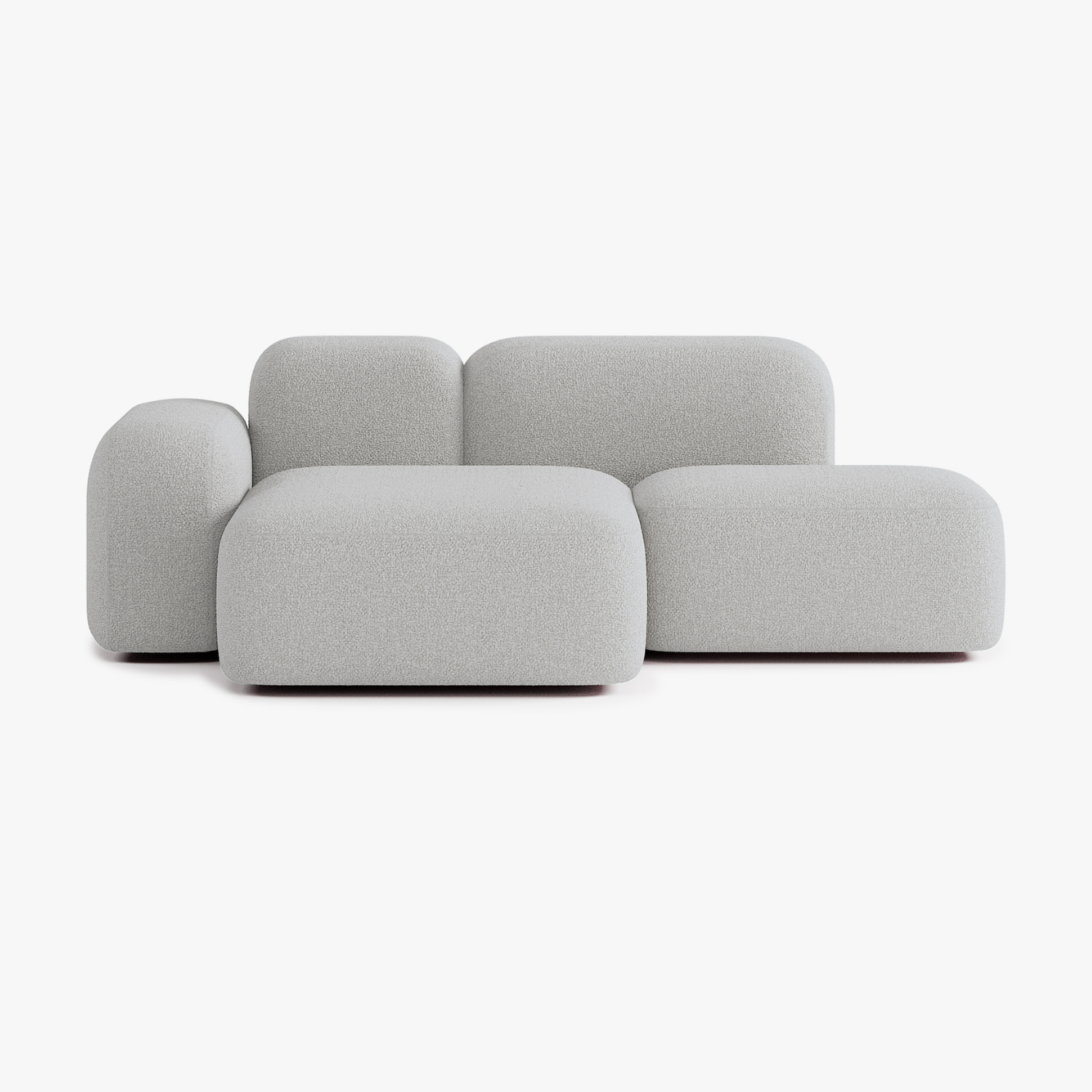 Max Sofa, Composition A18, 2 Seater, Left Peninsula, E7 Upholstery