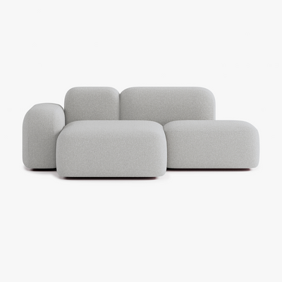 Max Sofa, Composition A18, 2 Seats, Left Chaise, Upholstery E7