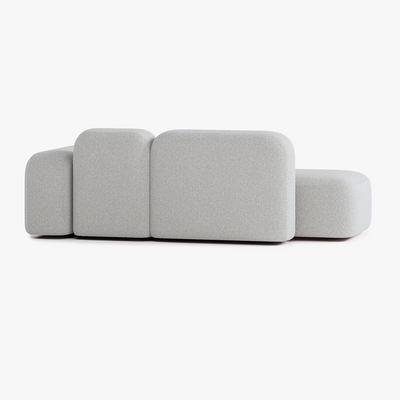 Max Sofa, Composition A19, 2 Seats, Right Armrest, Upholstery E7