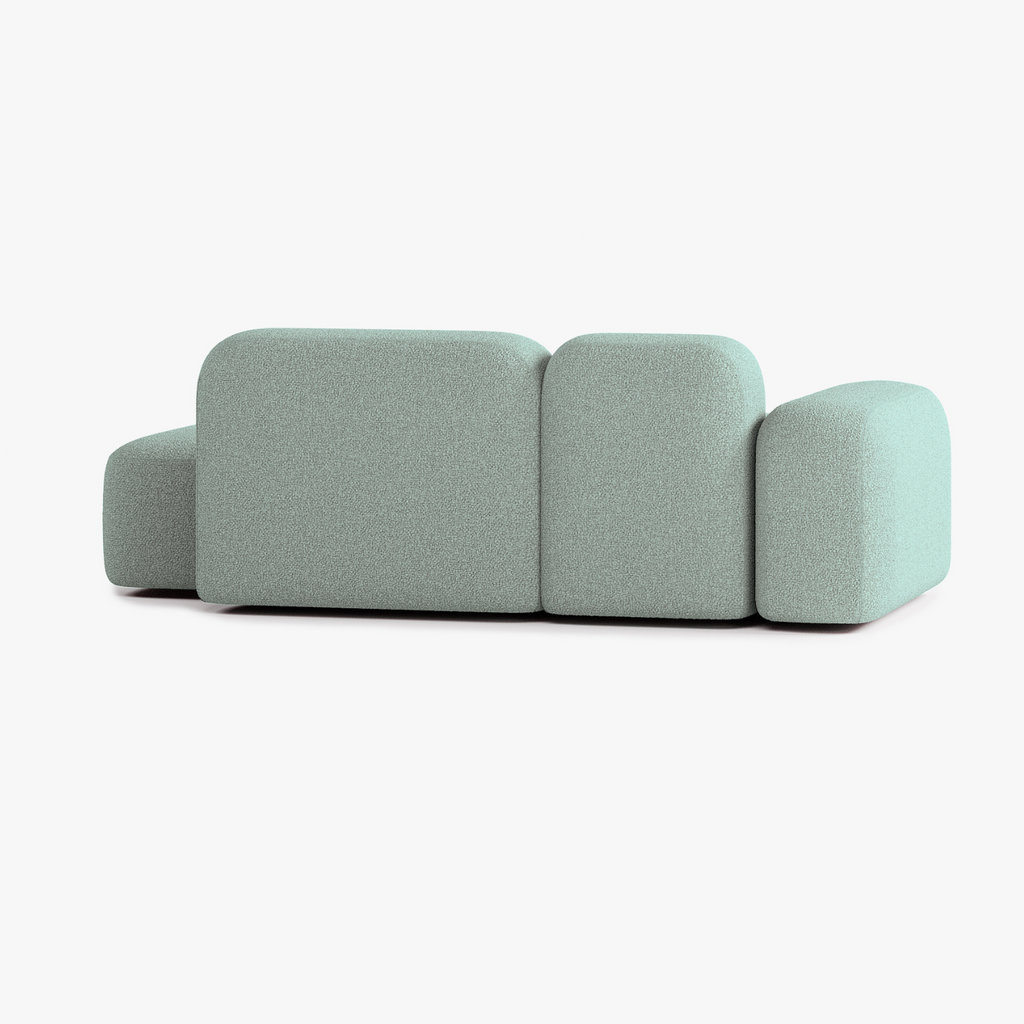 Max Sofa, Composition A18, 2 Seats, Left Chaise, Upholstery E13