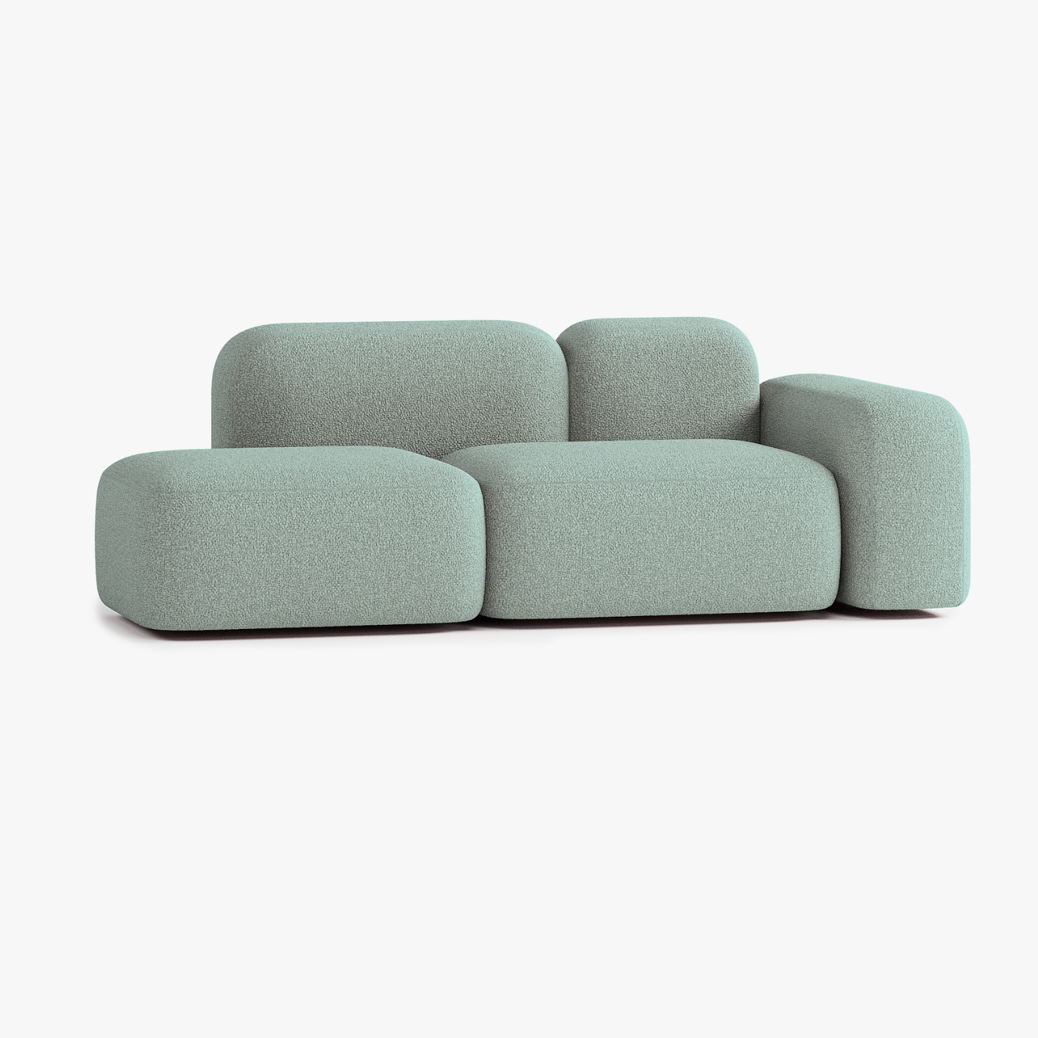 Max Sofa, Composition A19, 2 Seater, Right Armrest, E13 Upholstery