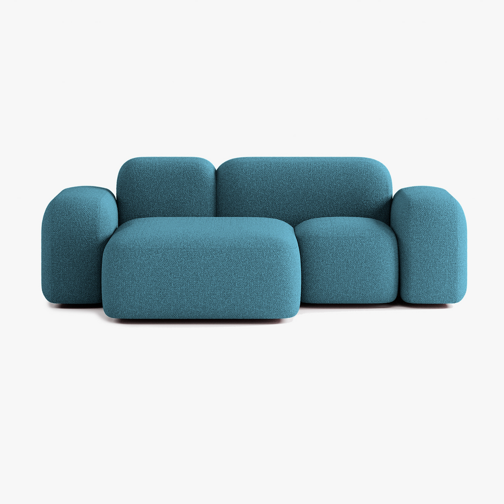 Max Sofa, Composition A20, 2 Seats, Left Chaise, Upholstery E14