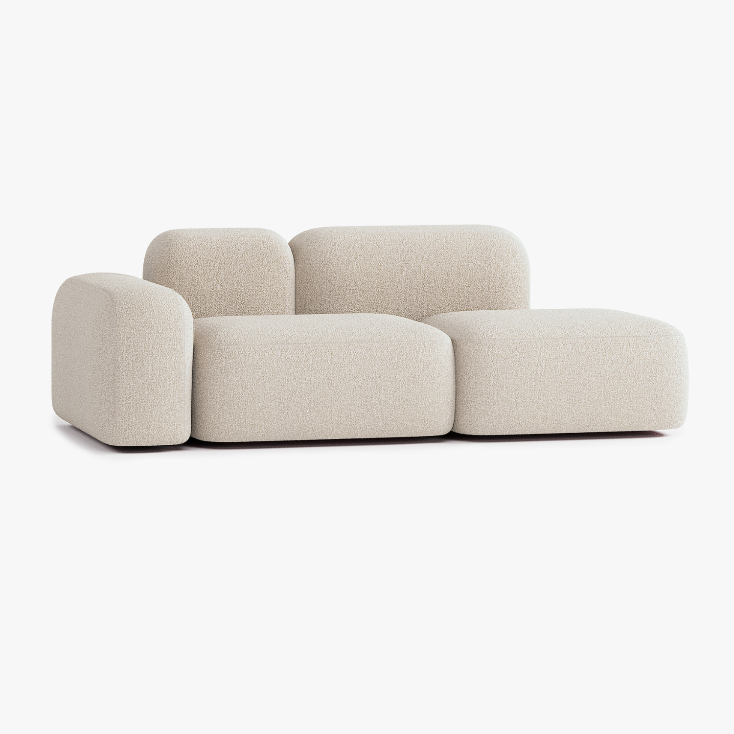 Max Sofa, Composition A19, 2 Seater, Left Armrest, E2 Upholstery
