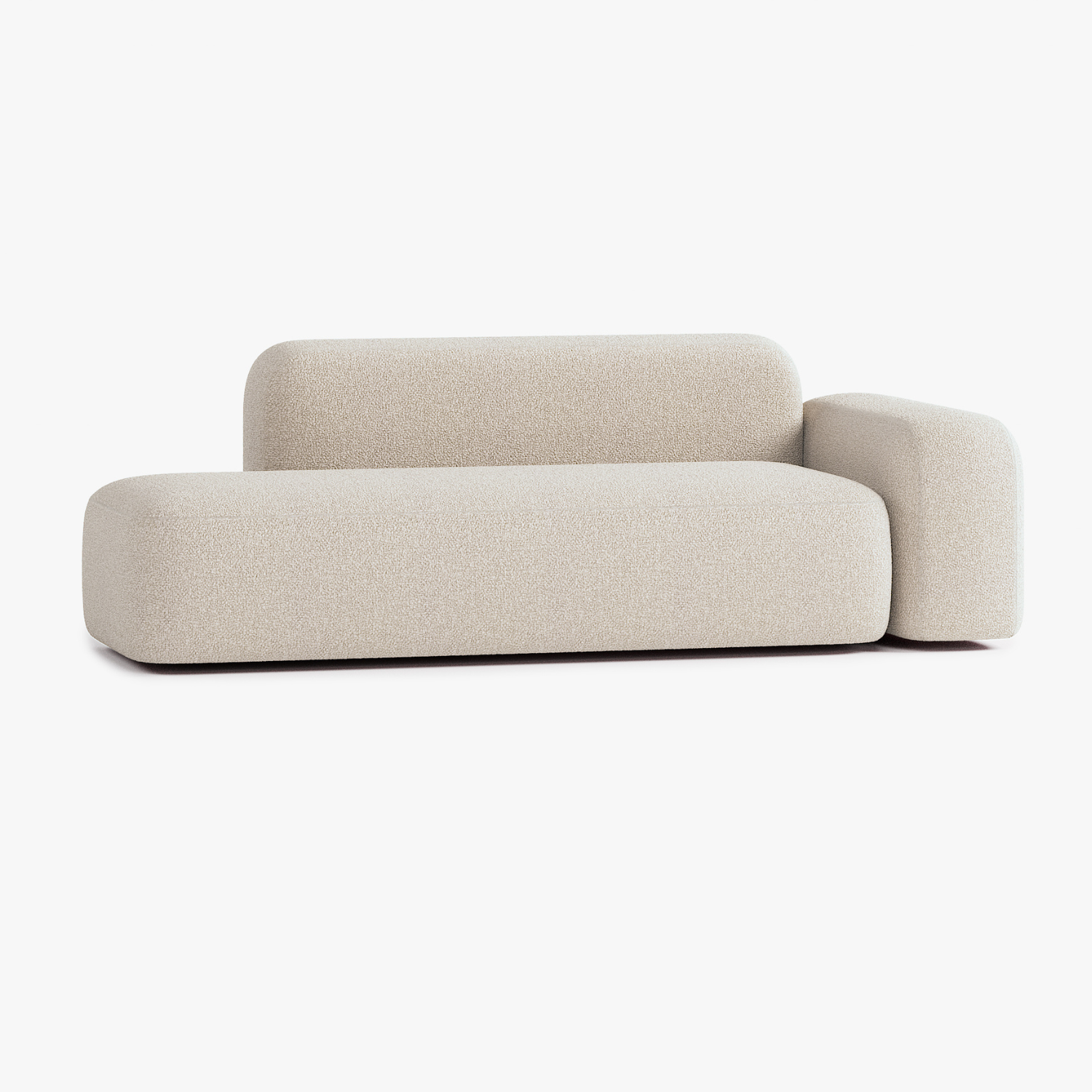 Max Sofa, Composition A12, 3 Seats, Right Armrest, Upholstery E2