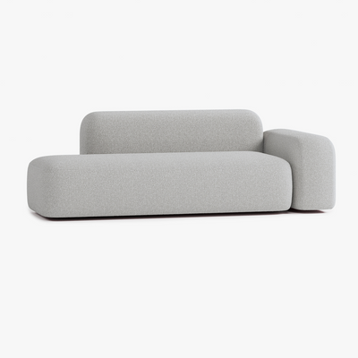 Max Sofa, Composition A12, 3 Seats, Right Armrest, Upholstery E7