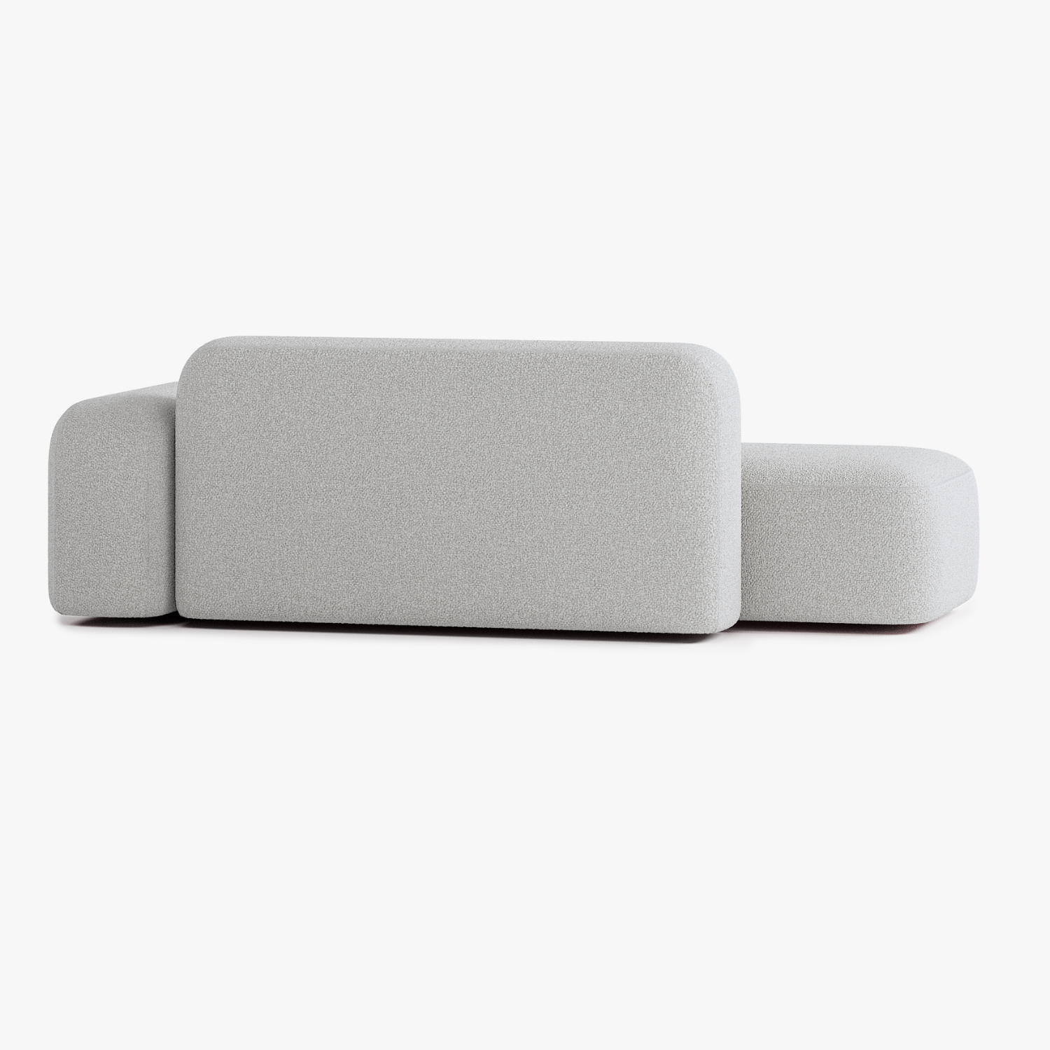 Max Sofa, Composition A12, 3 Seats, Right Armrest, Upholstery E7