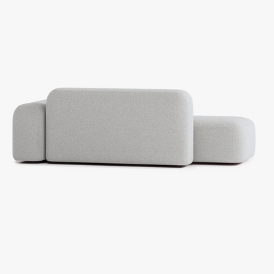 Max Sofa, Composition A12, 3 Seats, Right Armrest, Upholstery E7