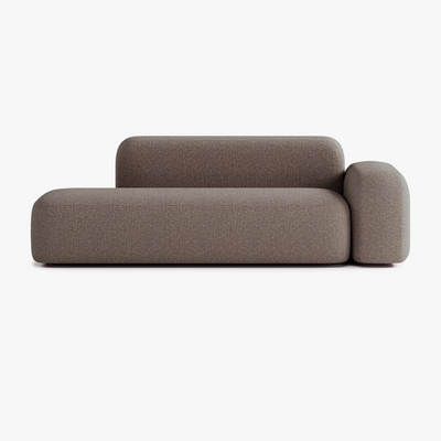 Max Sofa, Composition A12, 3 Seats, Right Armrest, Upholstery E5