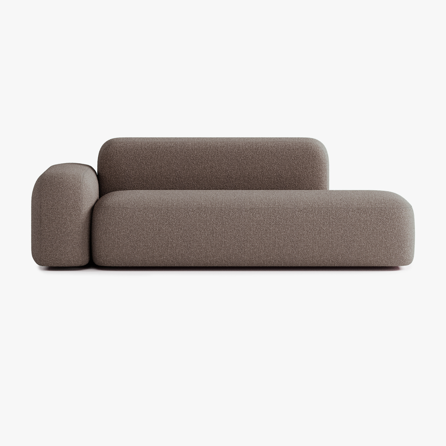 Max Sofa, Composition A12, 3 Seater, Left Armrest, E5 Upholstery