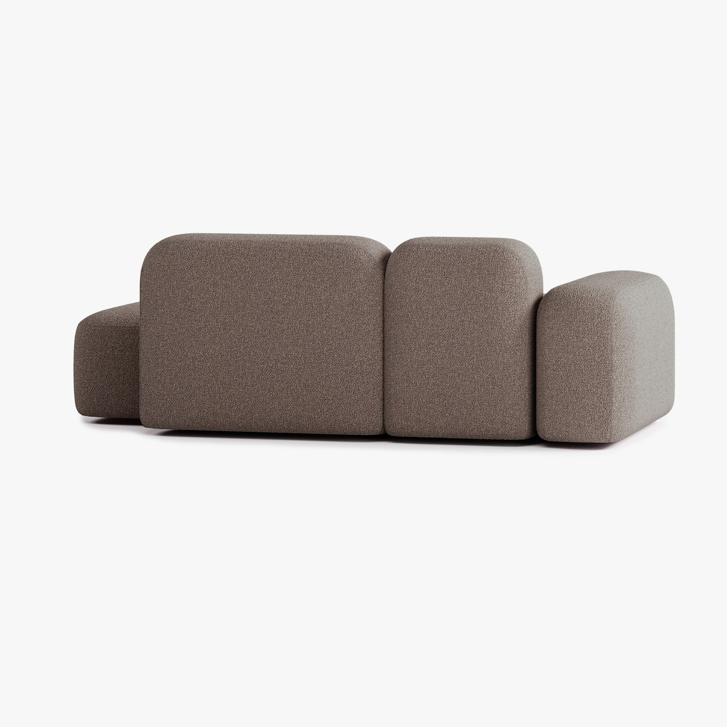 Max Sofa, Composition A19, 2 Seats, Left Armrest, Upholstery E5