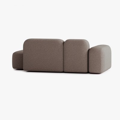 Max Sofa, Composition A19, 2 Seats, Left Armrest, Upholstery E5