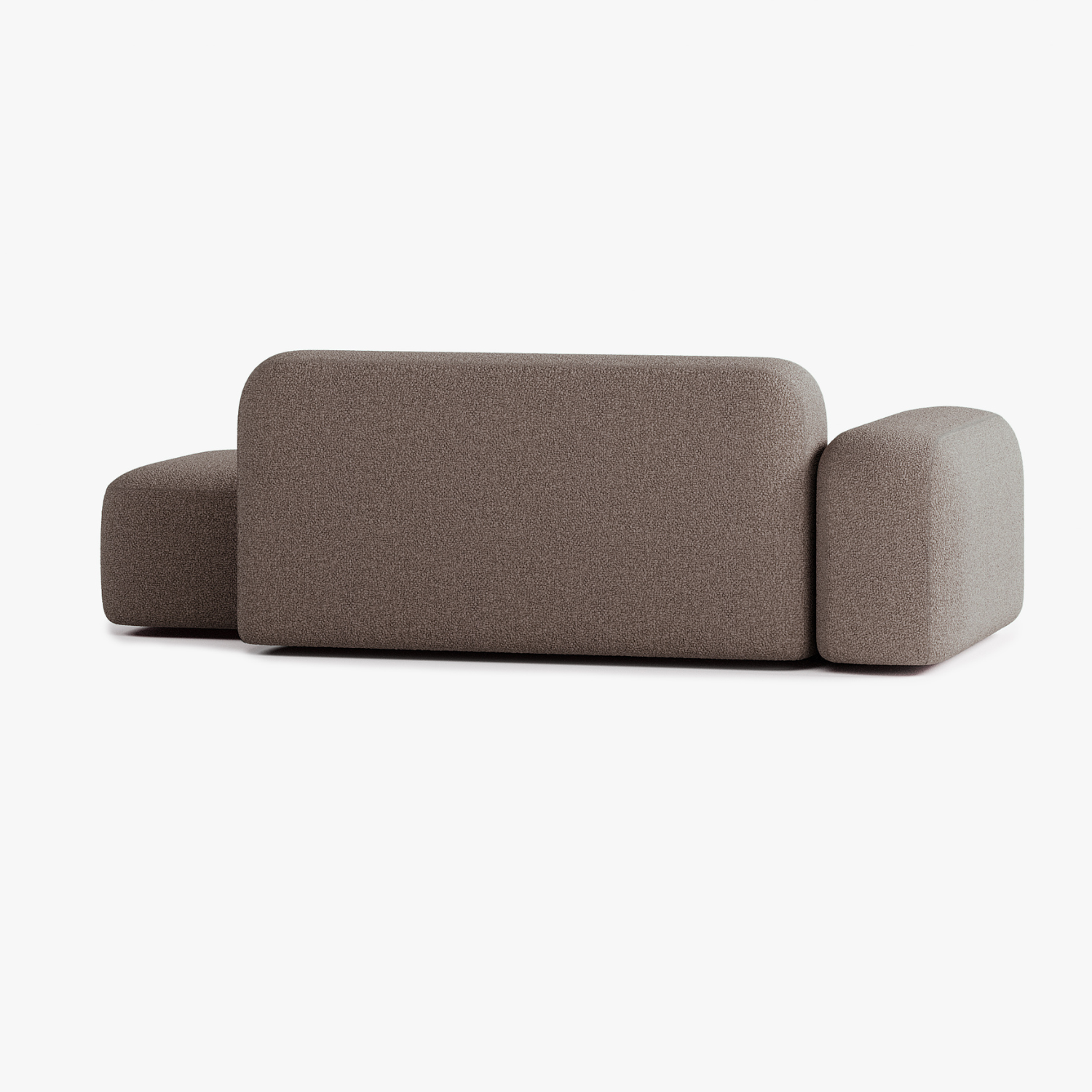 Max Sofa, Composition A12, 3 Seater, Left Armrest, E5 Upholstery