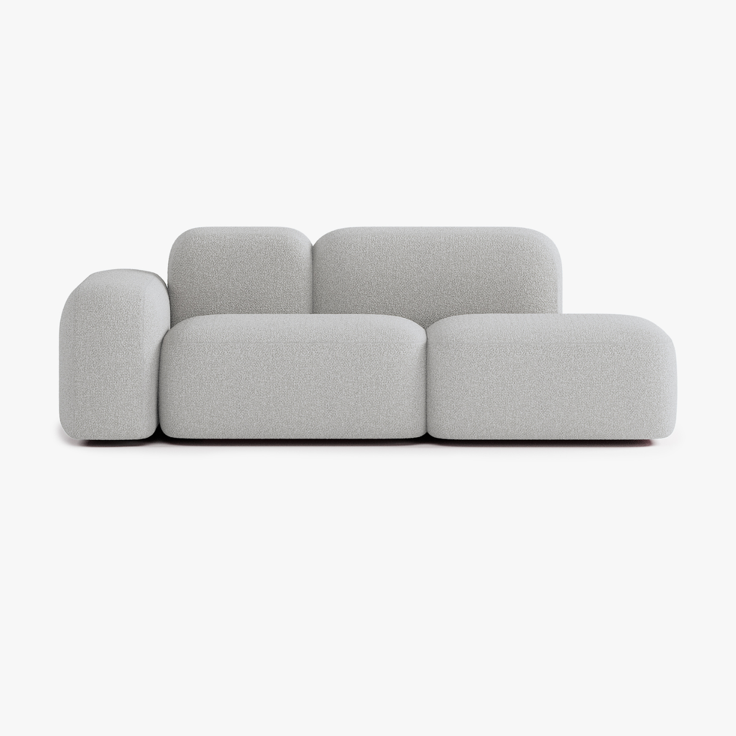 Max Sofa, Composition A19, 2 Seater, Left Armrest, E7 Upholstery