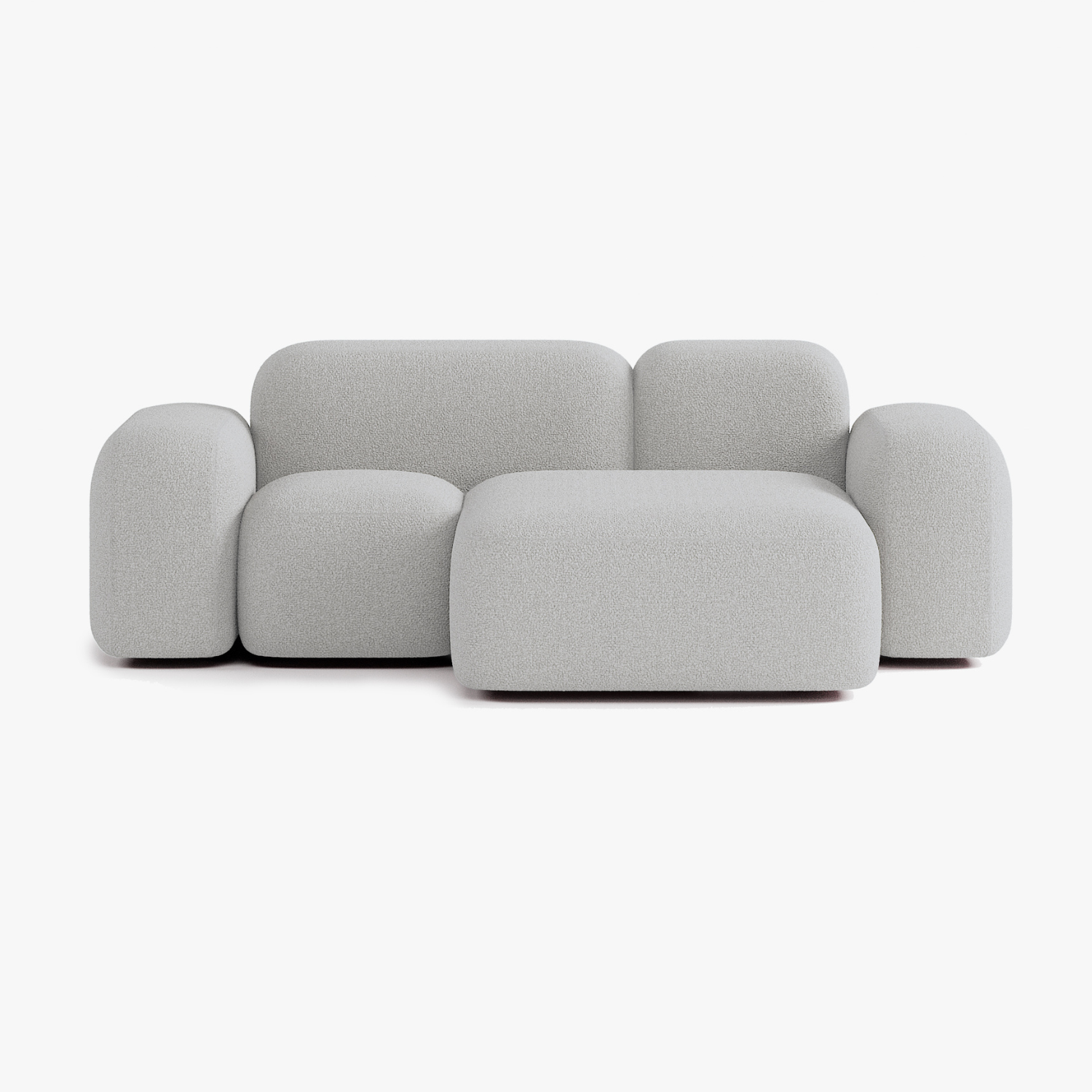 Max Sofa, Composition A20, 2 Seater, Peninsula on the Right, E7 Upholstery