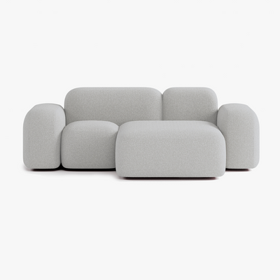 Max Sofa, Composition A20, 2 Seats, Right Chaise, Upholstery E7