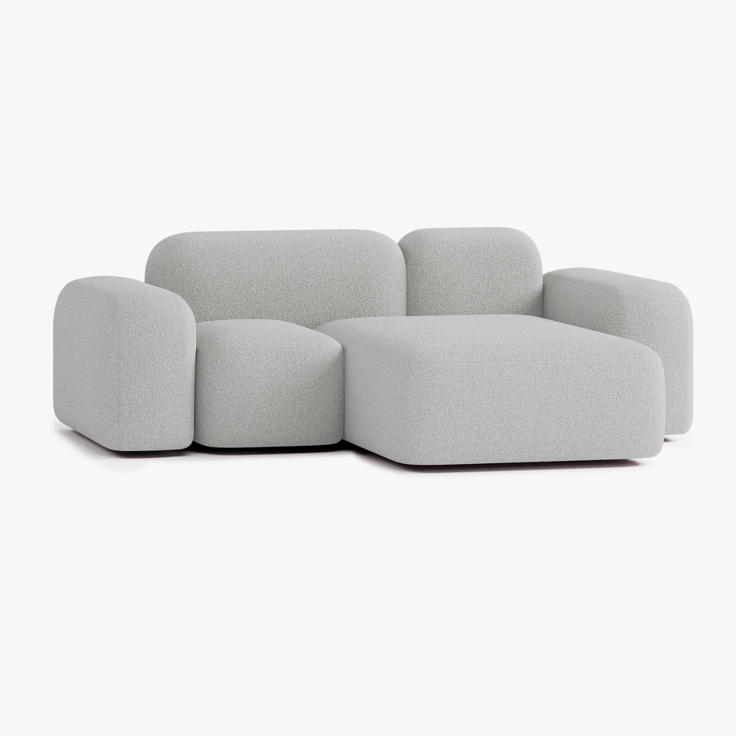 Max Sofa, Composition A20, 2 Seats, Right Chaise, Upholstery E7