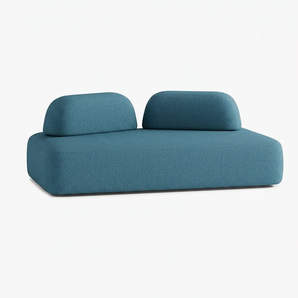 Divano Dan, Outdoor, Composizione D1, 4 Posti, Rivestimento BL295