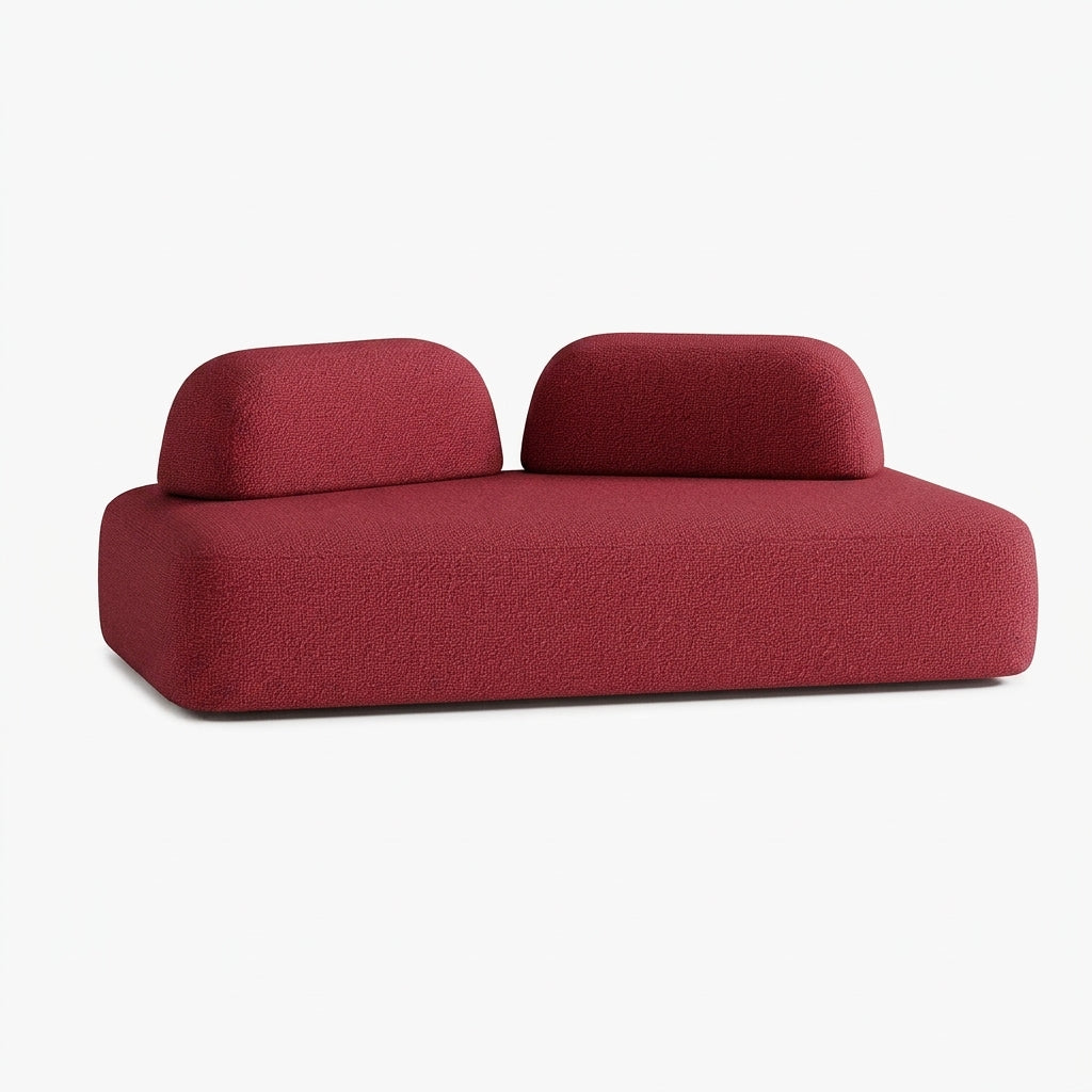 Divano Dan, Outdoor, Composizione D1, 4 Posti, Rivestimento BL302