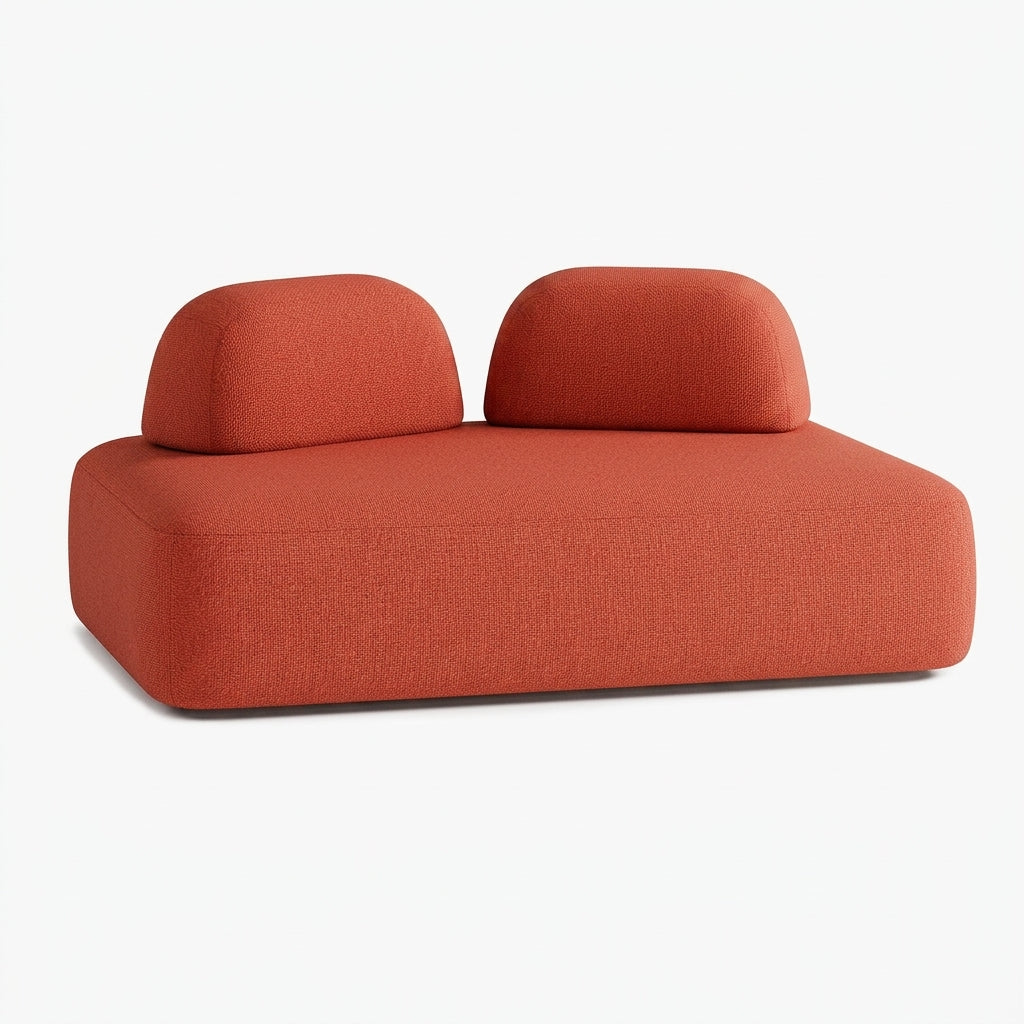 Divano Dan, Outdoor, Composizione D1, 3 Posti, Rivestimento BL305