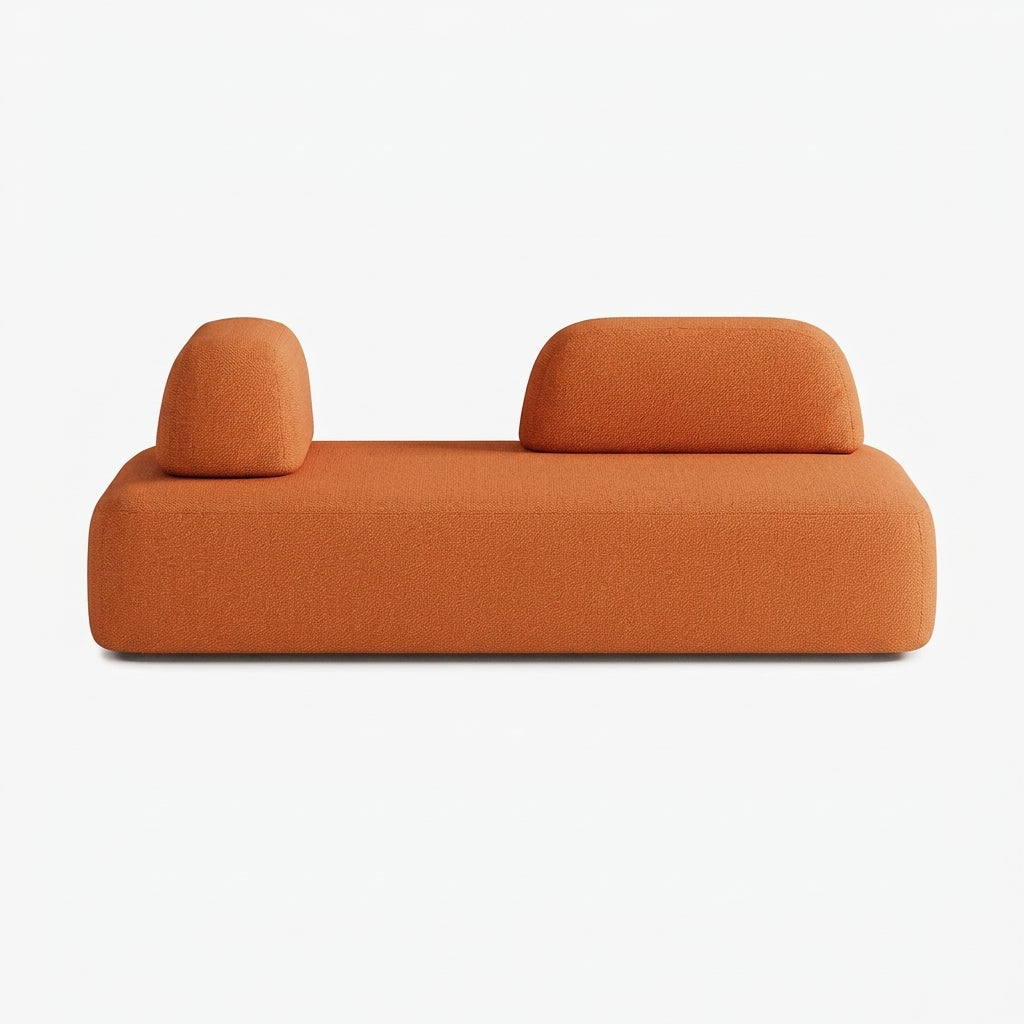 Divano Dan, Outdoor, Composizione D1, 4 Posti, Rivestimento BL308