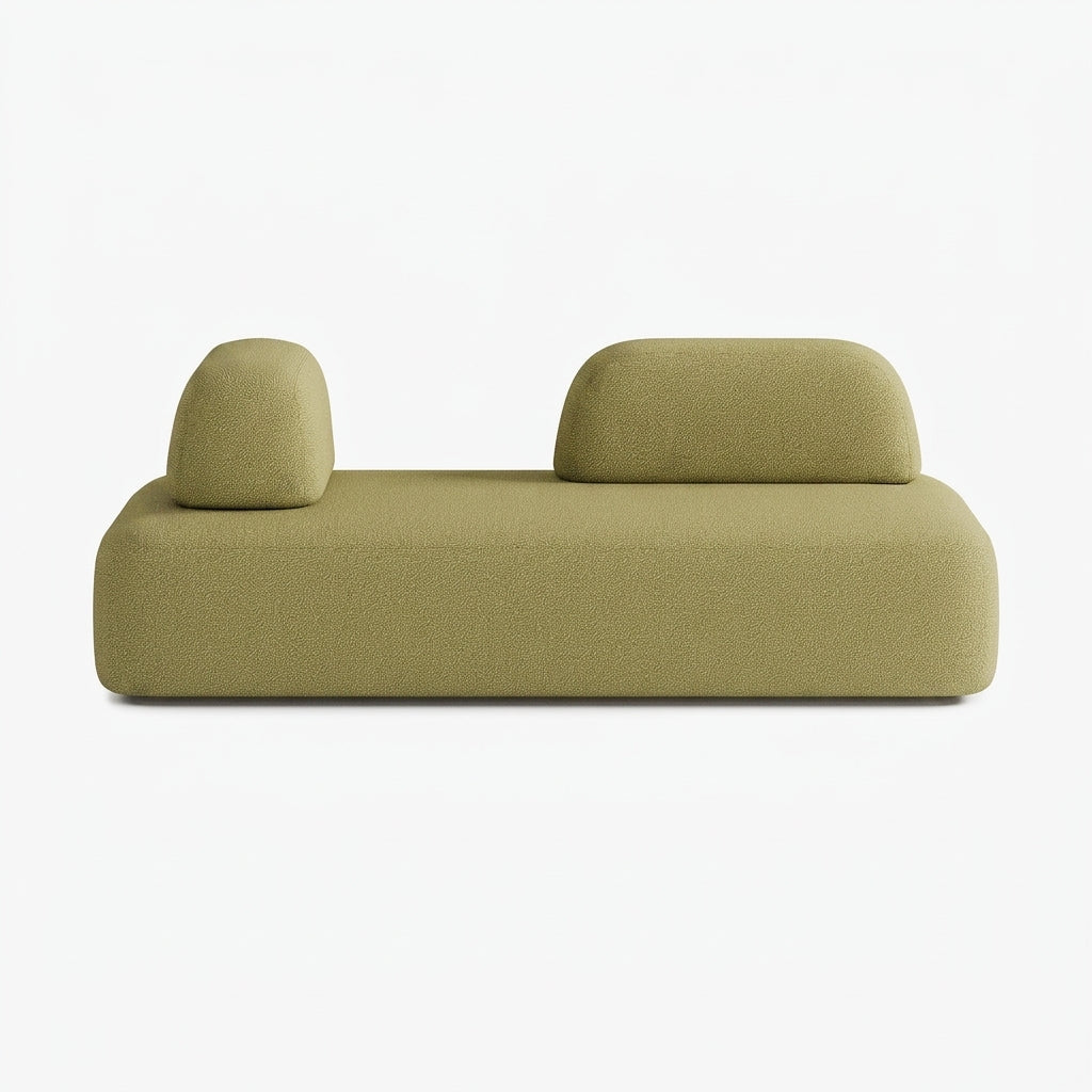 Divano Dan, Outdoor, Composizione D1, 4 Posti, Rivestimento BL528