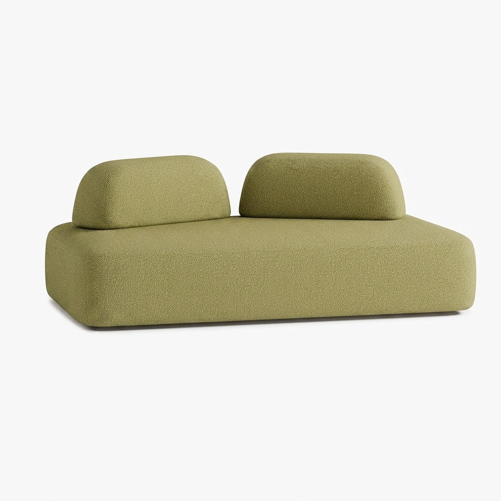 Divano Dan, Outdoor, Composizione D1, 4 Posti, Rivestimento BL528