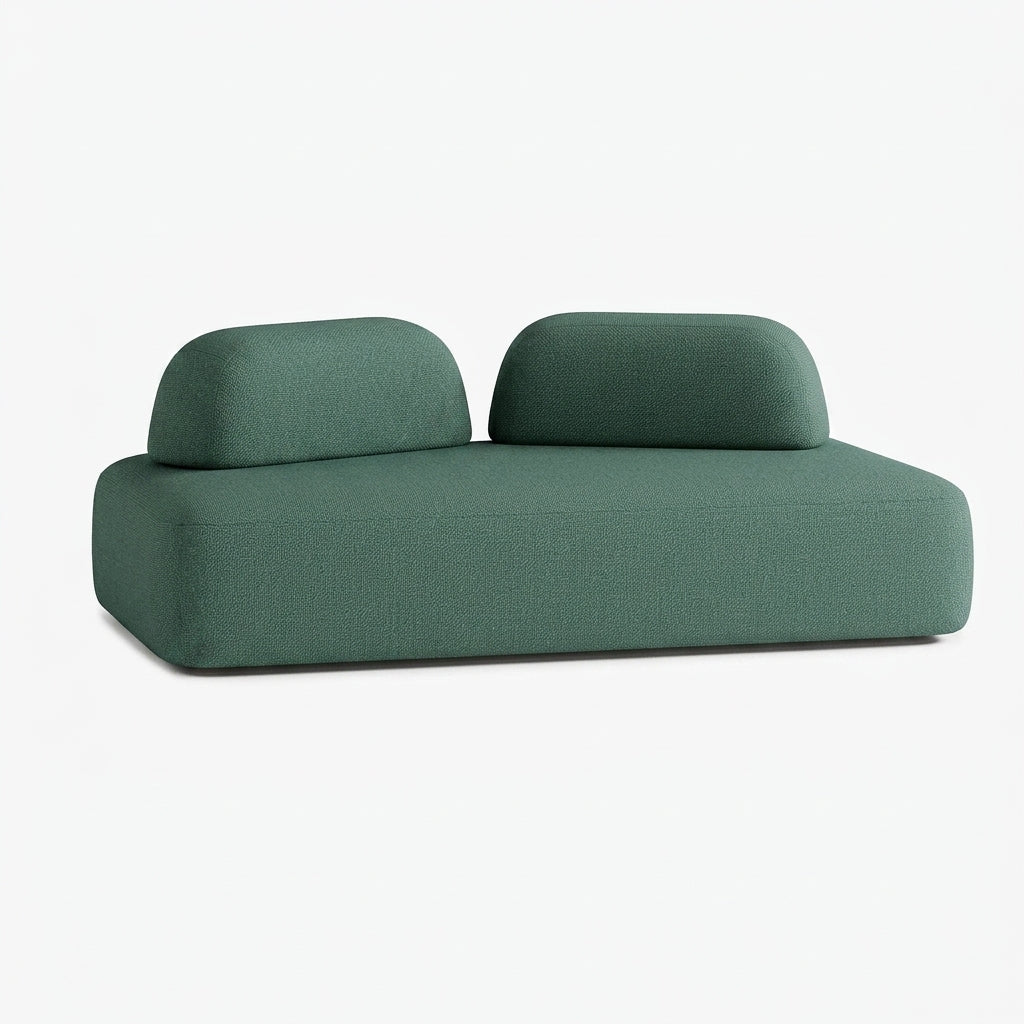 Divano Dan, Outdoor, Composizione D1, 4 Posti, Rivestimento BL556