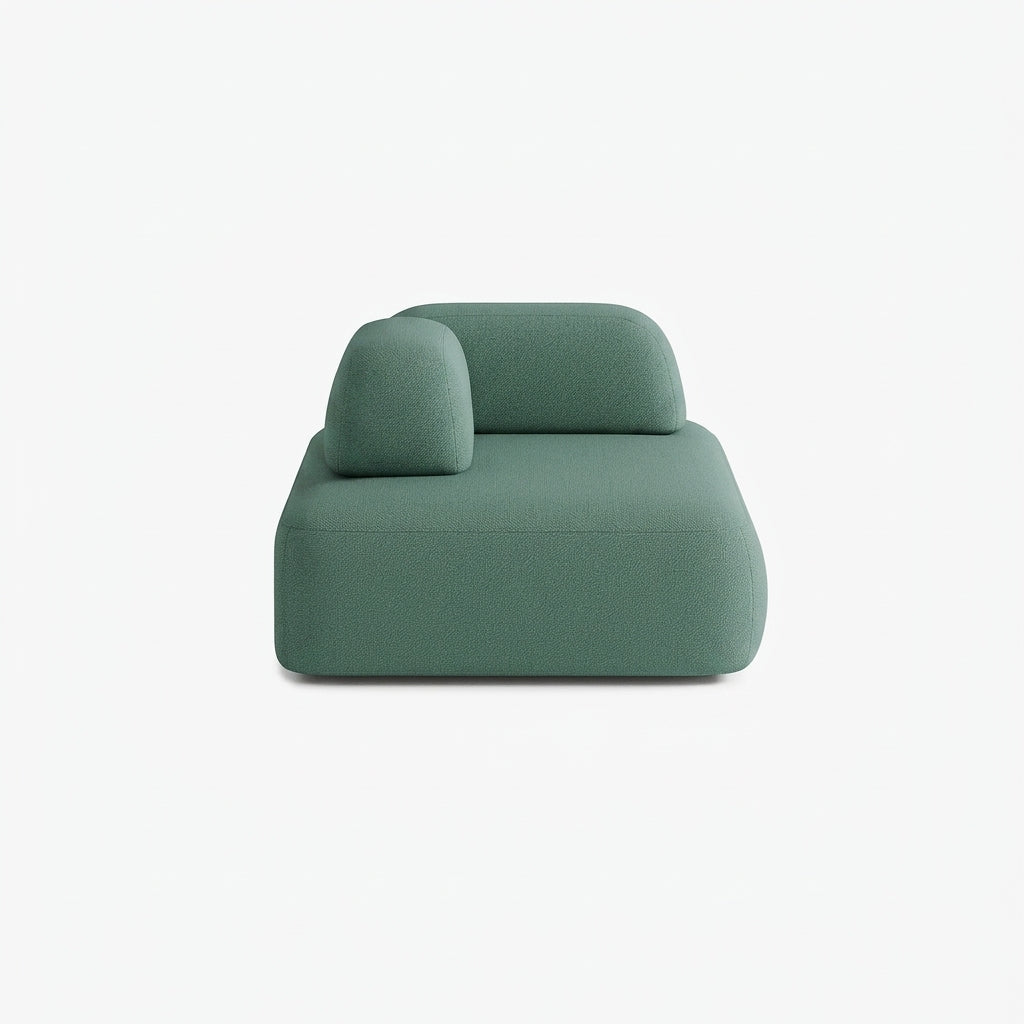 Divano Dan, Outdoor, Composizione D1, 4 Posti, Rivestimento BL556