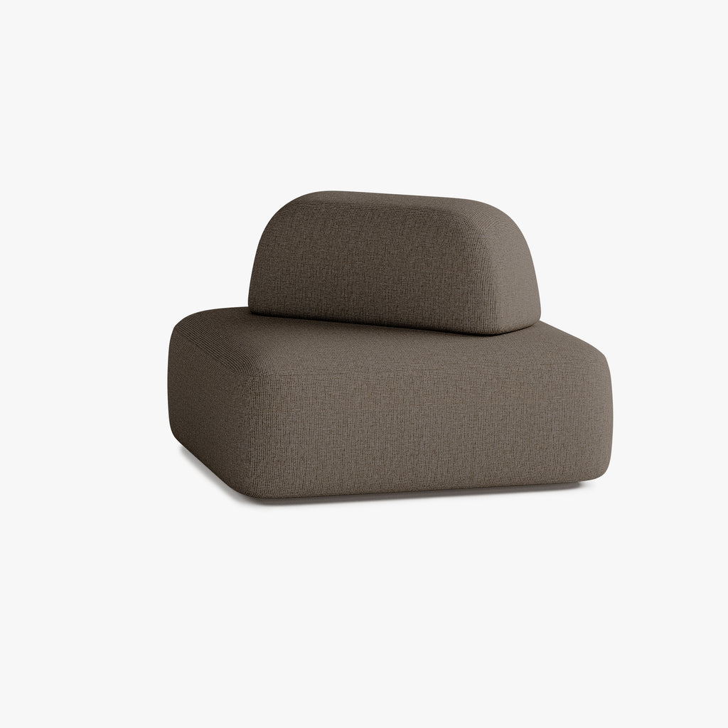 Divano Dan, Composizione D1, 1 Posto, Rivestimento S10
