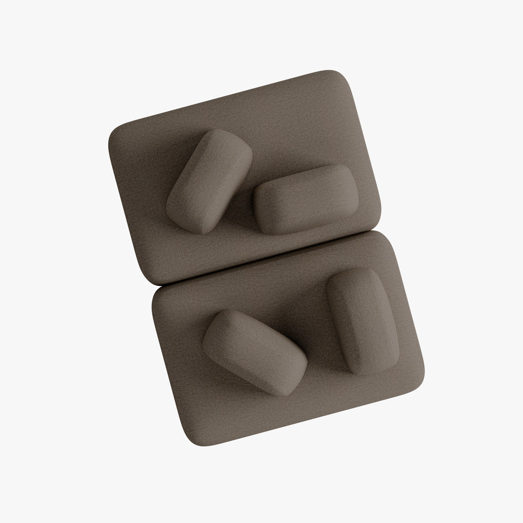 Divano Dan, Composizione D5, 6 Posti, Rivestimento S10