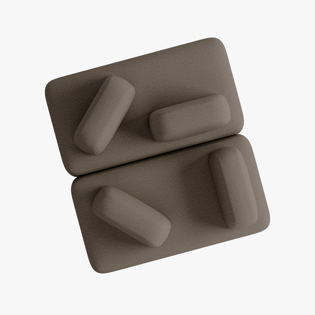 Divano Dan, Composizione D5, 8 Posti, Rivestimento S10