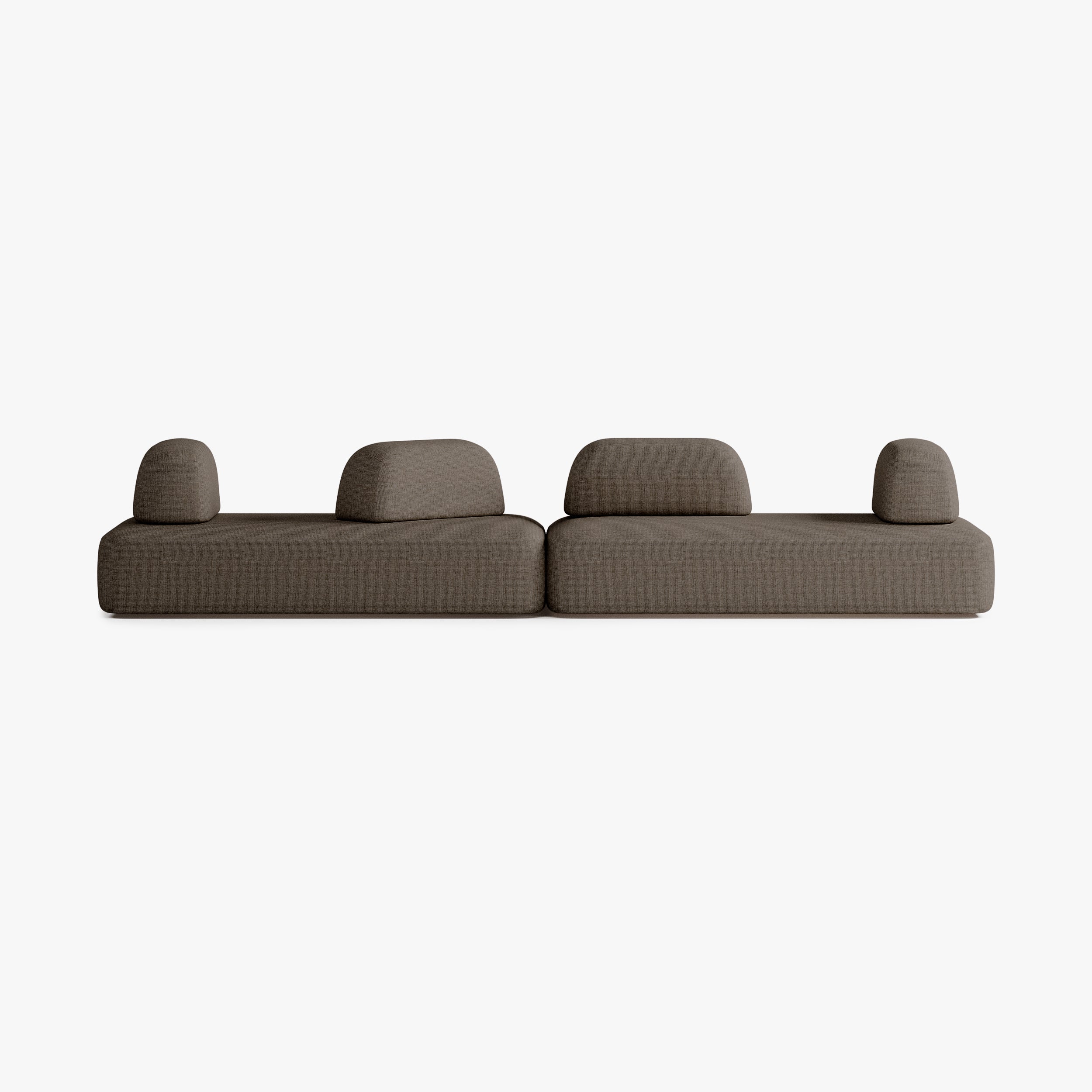 Sofa Dan, Zusammenstellung D5, 8 Plätze, Bezug S10