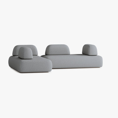 Sofa Dan, Zusammenstellung D5, 8 Plätze, Bezug S13