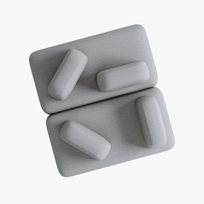 Sofa Dan, Zusammenstellung D5, 8 Plätze, Bezug S13