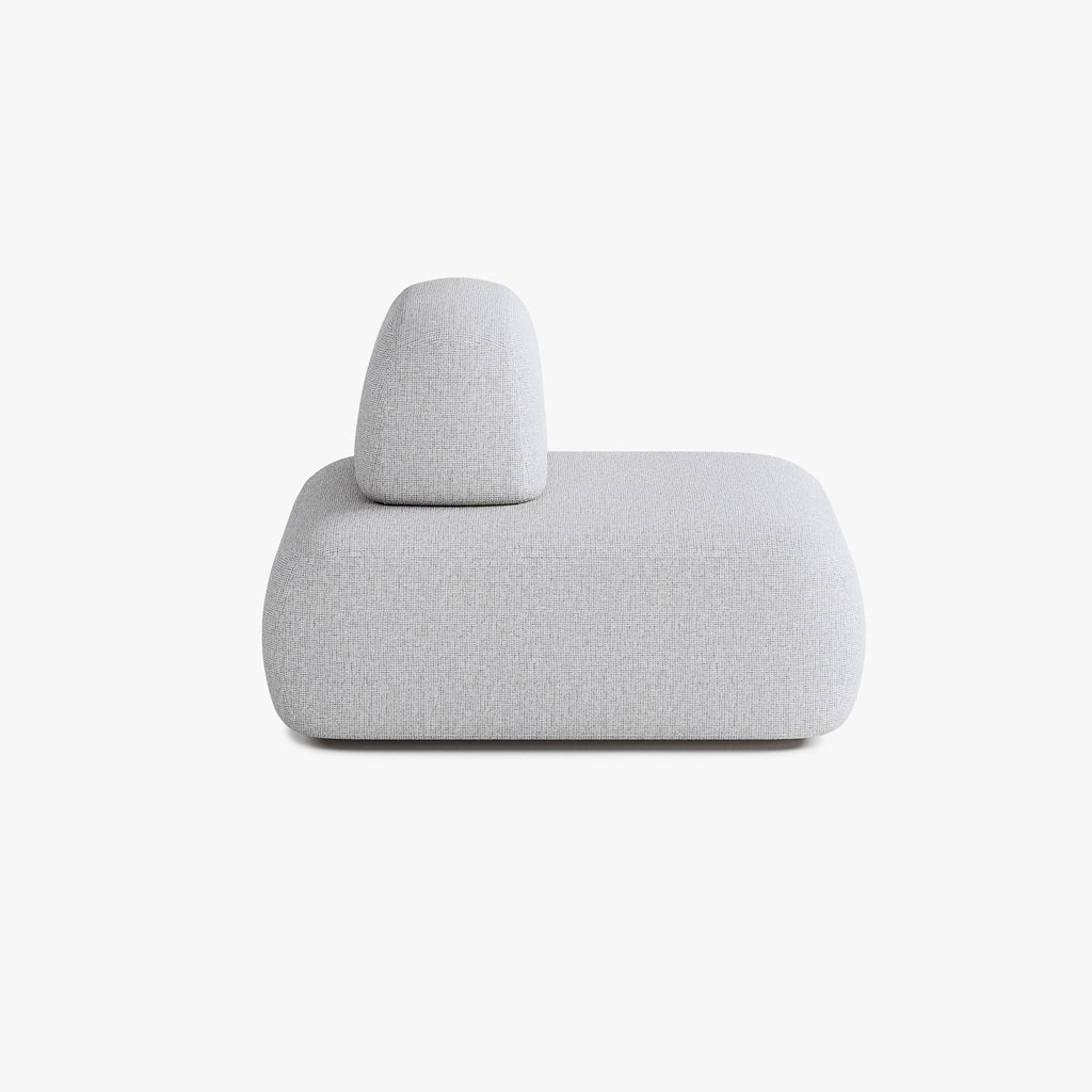 Divano Dan, Composizione D1, 1 Posto, Rivestimento S1
