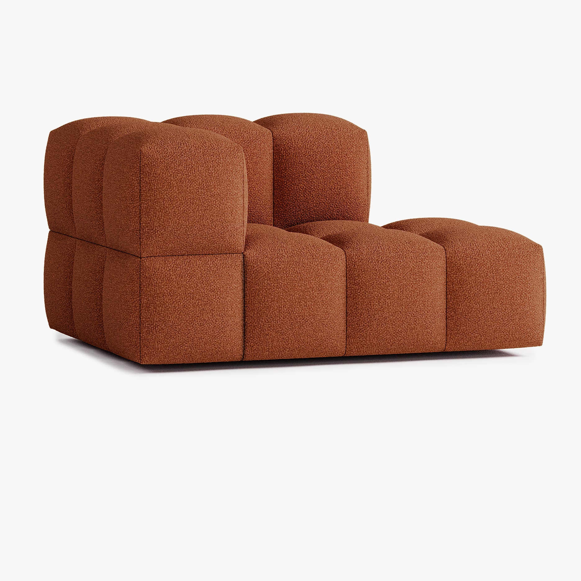 Leo Sofa, Composition L4, 2 Seater, Left Armrest, E10 Upholstery
