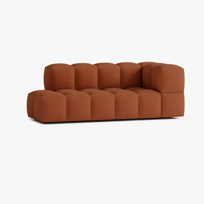 Sofa Leo, Zusammenstellung L4, 4 Plätze, Armlehne rechts, Bezug E10