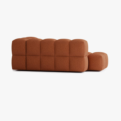 Sofa Leo, Zusammenstellung L4, 4 Plätze, Armlehne rechts, Bezug E10