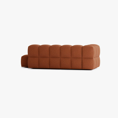 Sofa Leo, Komposition L4, 5 Plätze, Armlehne links, Bezug E10