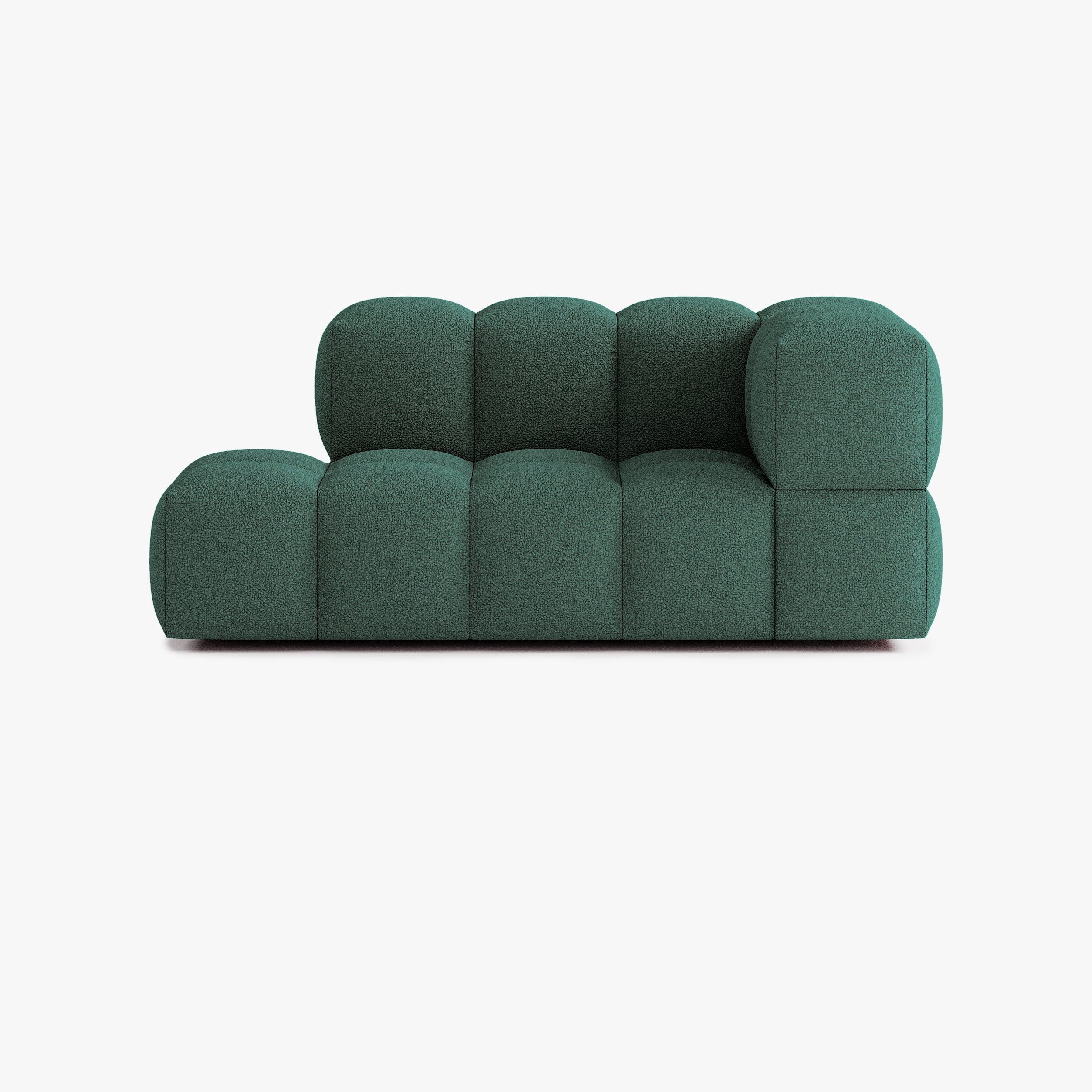 Sofa Leo, Zusammenstellung L4, 3 Plätze, Armlehne rechts, Bezug E12