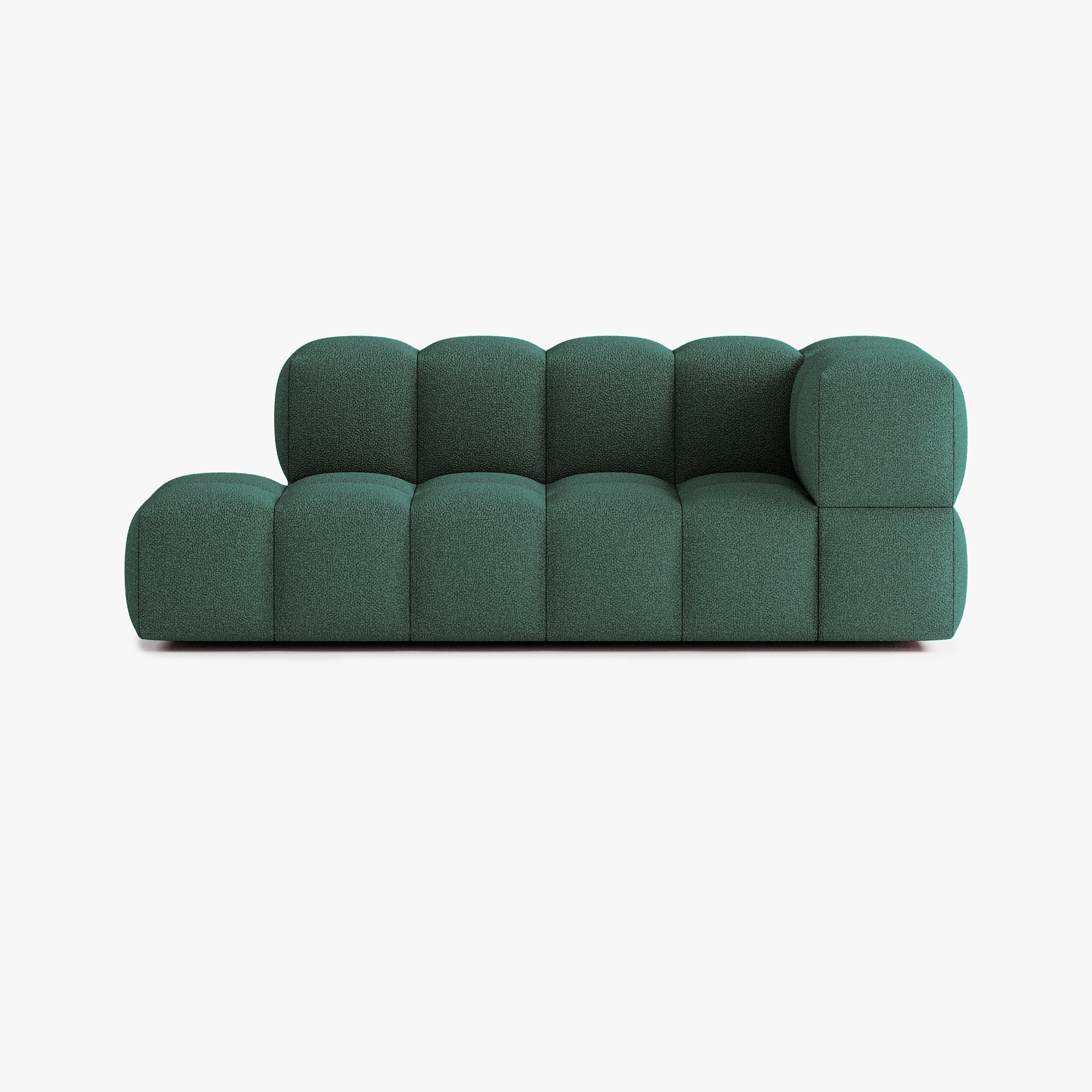 Sofa Leo, Zusammenstellung L4, 4 Plätze, Armlehne rechts, Bezug E12