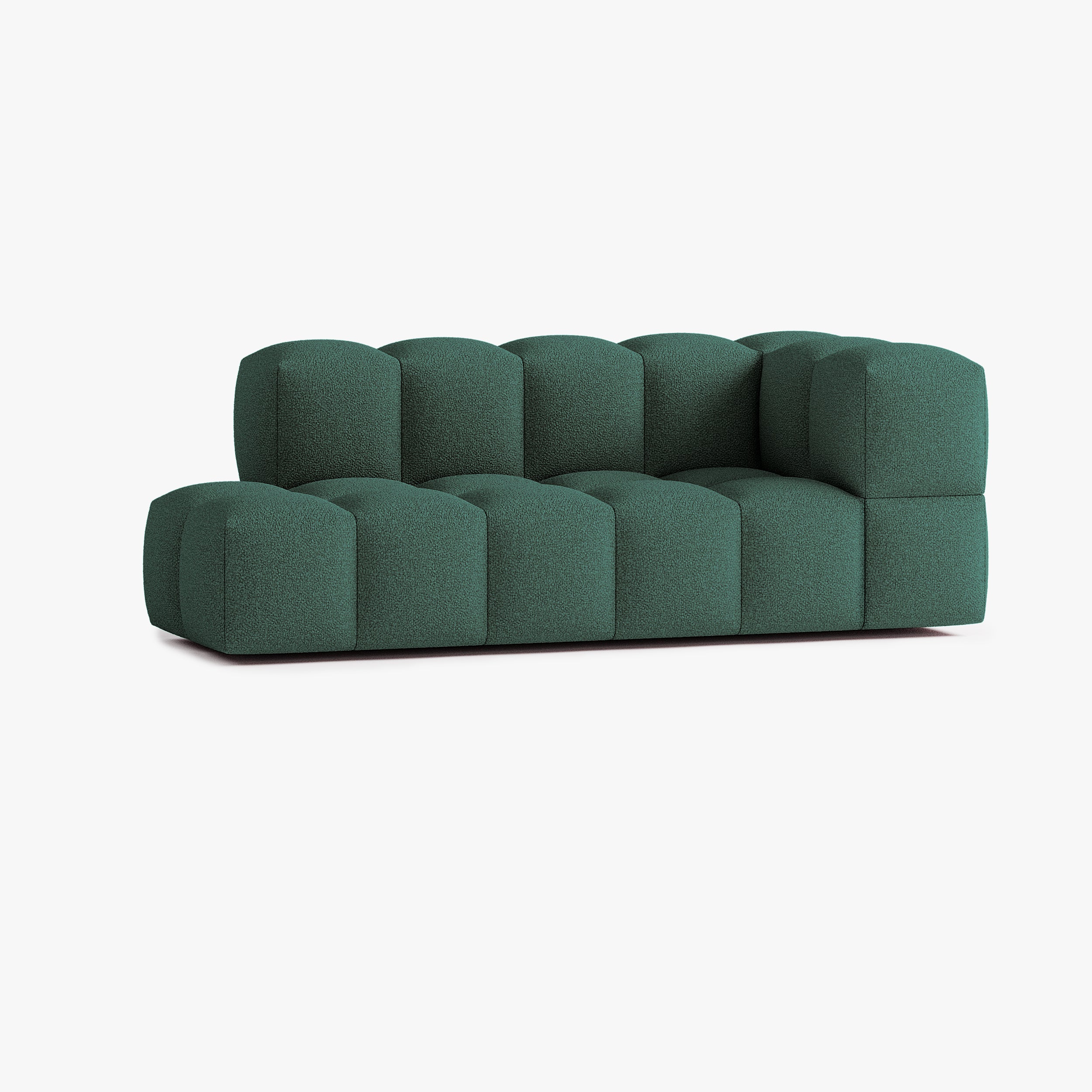 Leo Sofa, Composition L4, 4 Seater, Right Armrest, E12 Upholstery